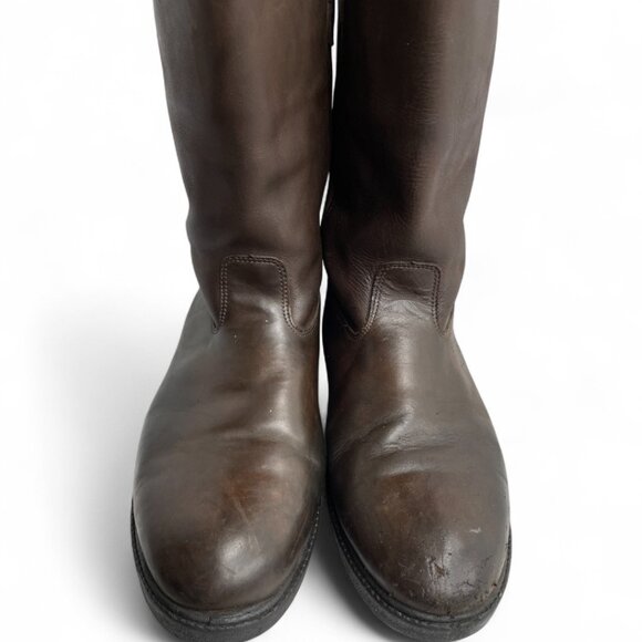 Red Head Leather Waterproof Brown Western Cowboy Biker Work Boots Men's 13 E - Picture 4 of 13